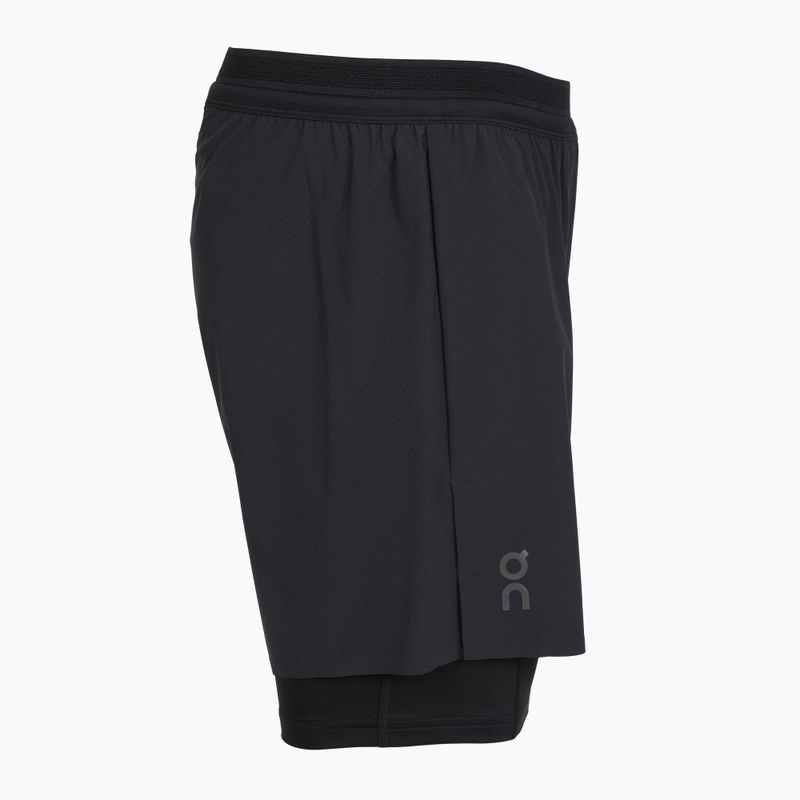 Pantaloncini da running uomo On 5" Performance 2/1 black 3