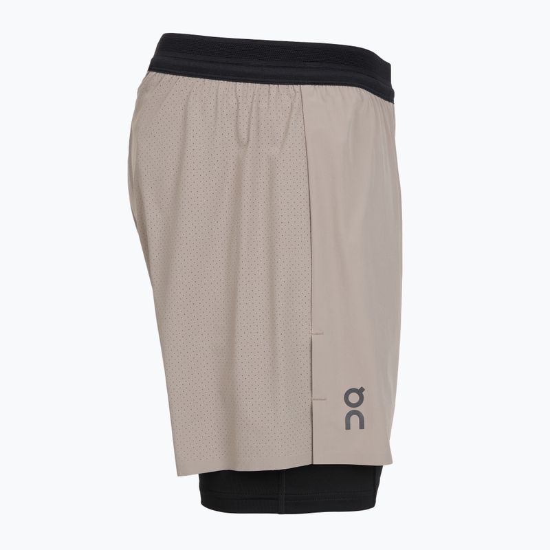 Pantaloncini da running uomo On 5" Performance 2/1 cinder/black 3