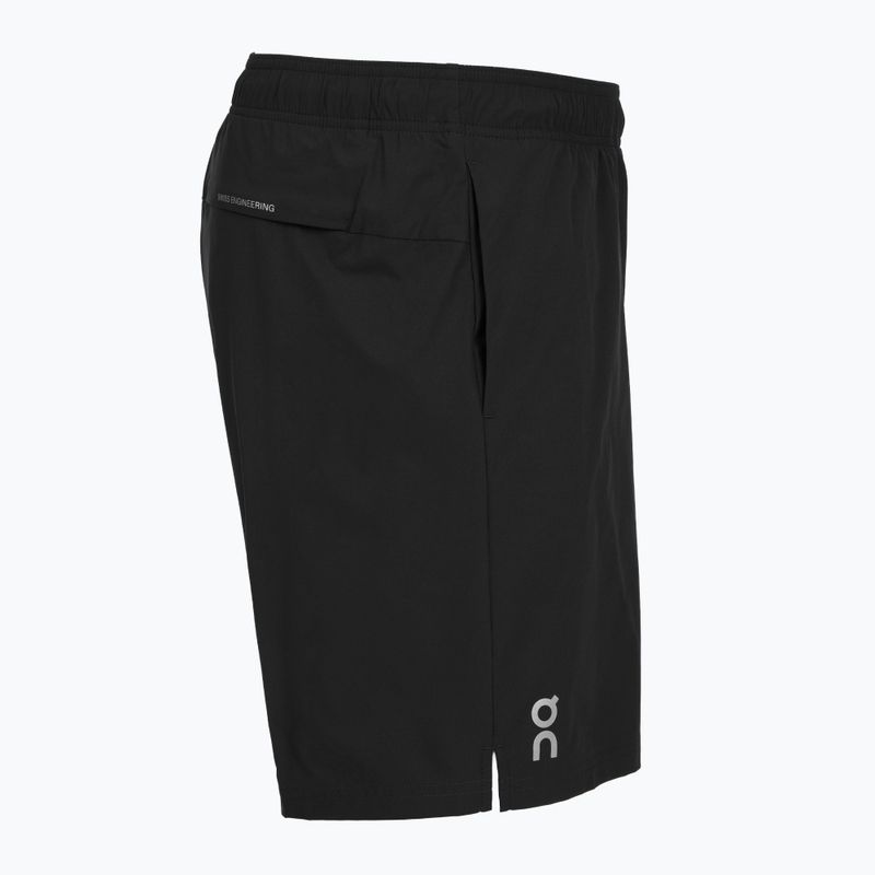Pantaloncini running uomo On 7" Core black 3