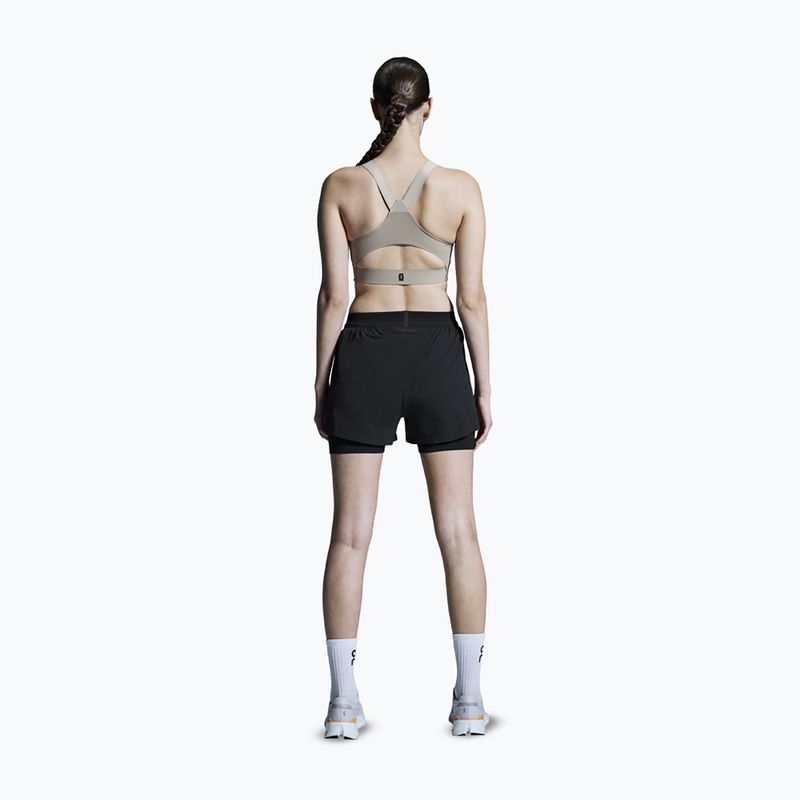 Pantaloncini da corsa da donna On 3" Performance 2/1 black 3