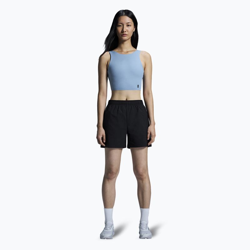 Pantaloncini da corsa On 5" Core nero da donna 2