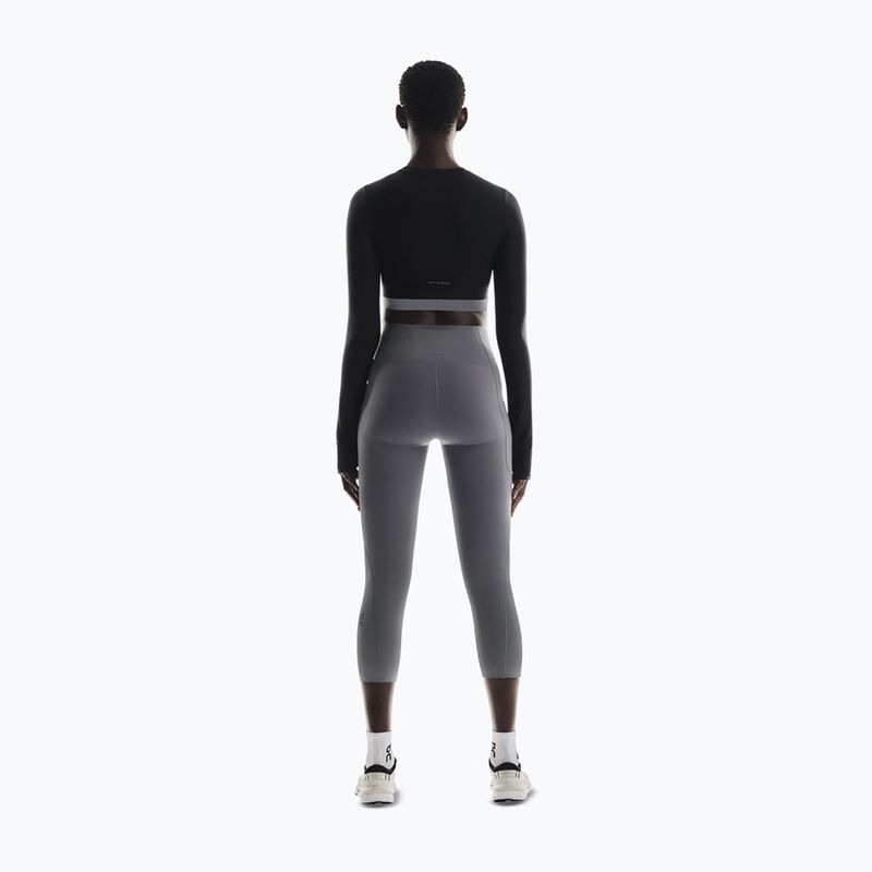 Maglia a maniche lunghe da donna per allenamento On Train Crop black 3