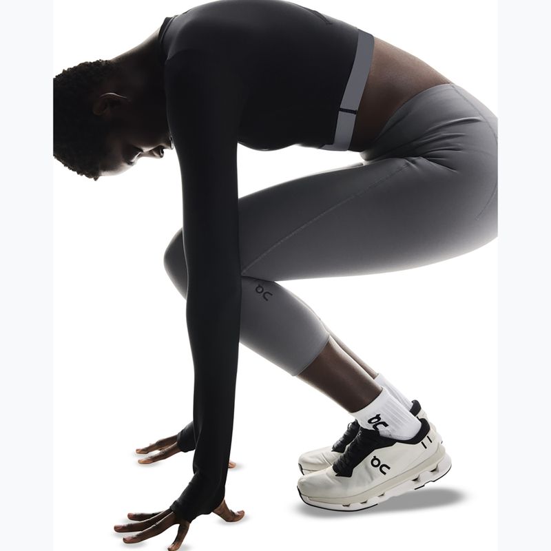 Maglia a maniche lunghe da donna per allenamento On Train Crop black 7