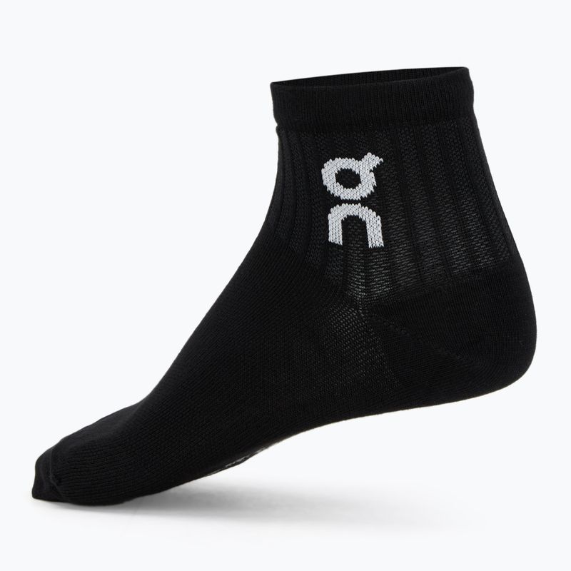 On Running Logo Sock Mid 3 paia nero 2