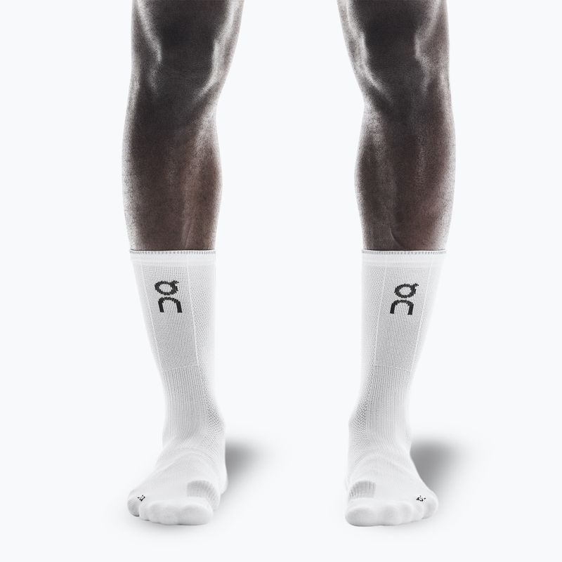 Calzini On Performance Run High bianco/ghiaccio 2