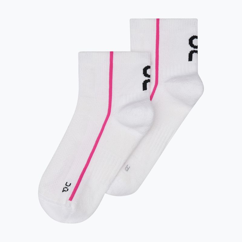 Calzini On Running Court Mid bianco/rosa
