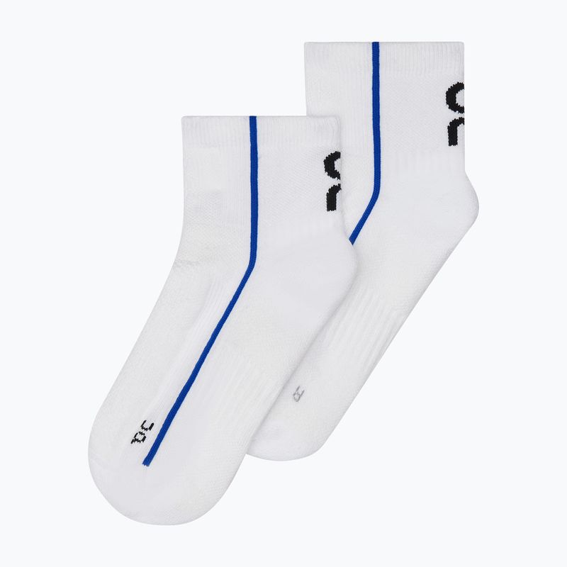 Calze On Running Court Mid bianco/indaco