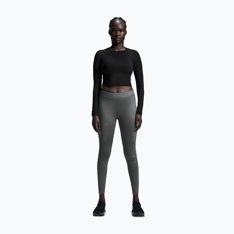 Maglia a maniche lunghe da allenamento da donna On Studio Long-T Crop black 2