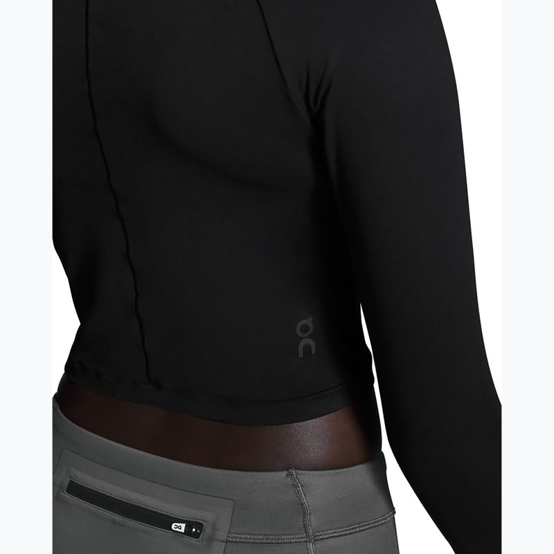 Maglia a maniche lunghe da donna per allenamento On Running Studio Long-T Crop black 6