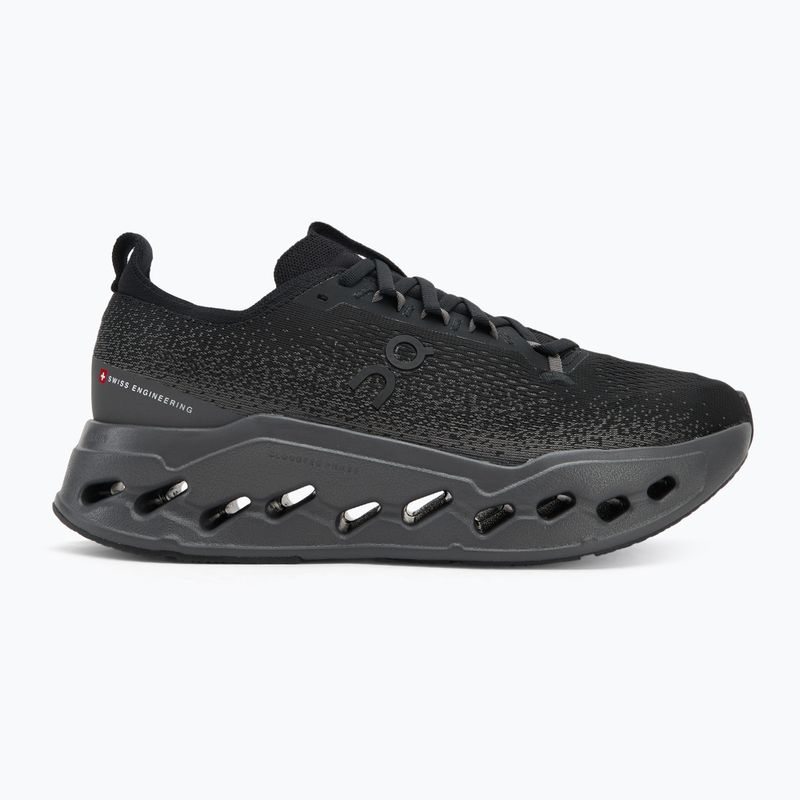 Uomo On Cloudsurfer Max Wide nero/eclipse scarpe da corsa 2