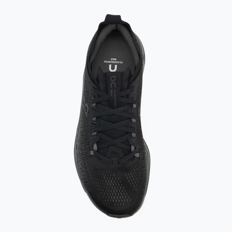 Uomo On Cloudsurfer Max Wide nero/eclipse scarpe da corsa 5
