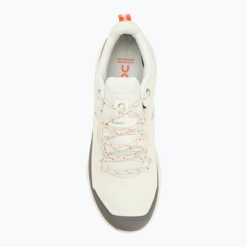 Scarpe da trekking da uomo On Cloudrock Low Waterproof avorio/avorio 5