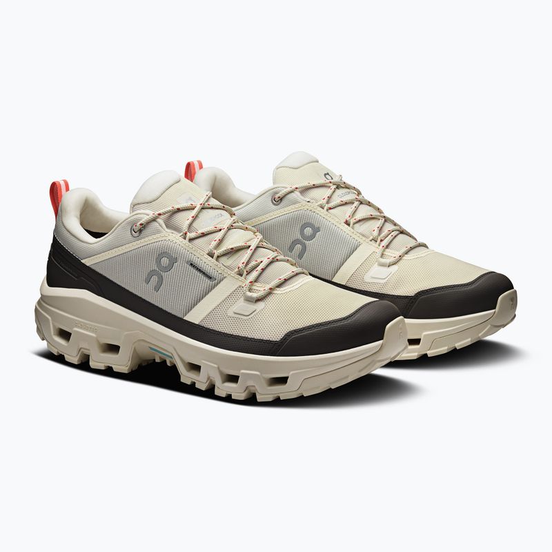 Scarpe da trekking da uomo On Cloudrock Low Waterproof avorio/avorio 10