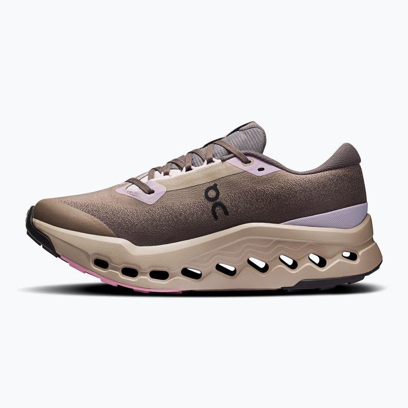 Scarpe da corsa On Cloudsurfer Trail 2 Waterproof cenerino/deserto da donna 9