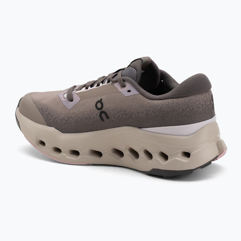 Scarpe da corsa On Cloudsurfer Trail 2 Waterproof cenerino/deserto da donna 3