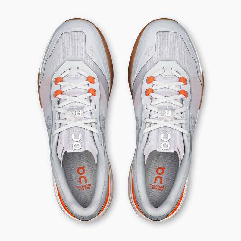 Scarpe da tennis da uomo On The Roger Advantage Pro ghiacciaio/bianco 13