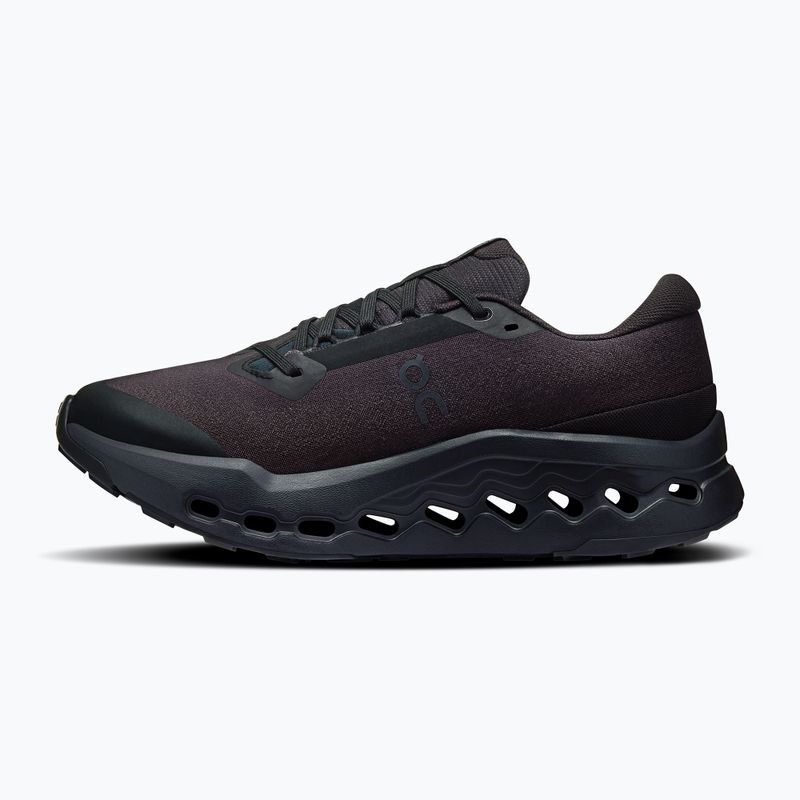 Scarpe da corsa da donna On Cloudsurfer Trail 2 Waterproof nero/nero 2