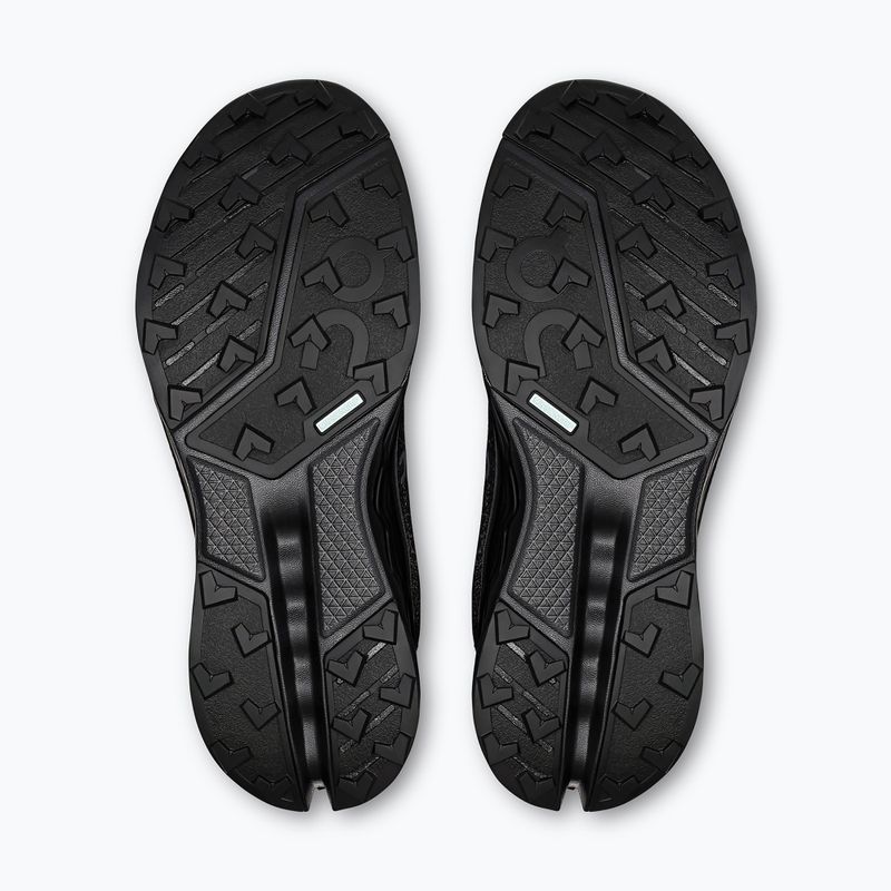 Scarpe da corsa da donna On Cloudsurfer Trail 2 Waterproof nero/nero 5