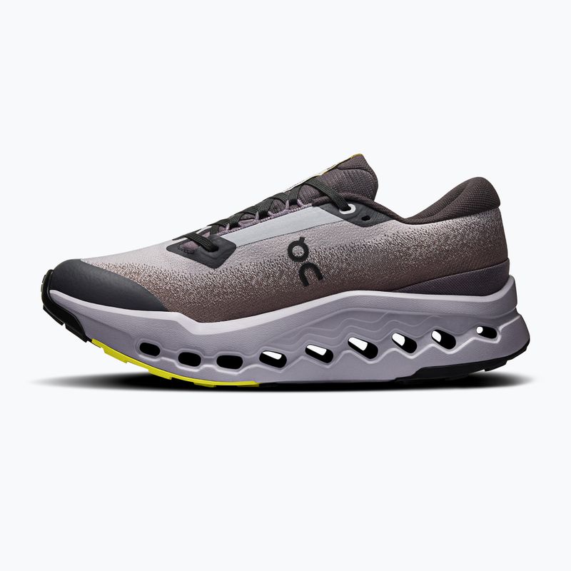 Scarpe da corsa da donna On Cloudsurfer Trail 2 Waterproof nero/lilla 2