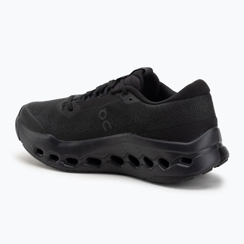 Scarpe da corsa da donna On Cloudsurfer Trail 2 Waterproof nero/nero 3