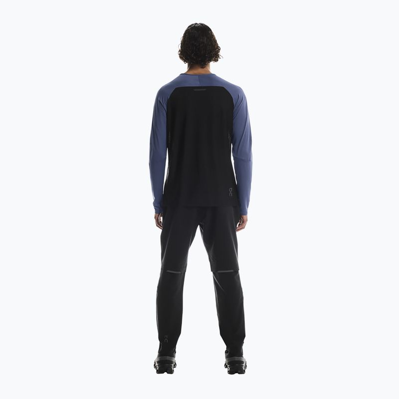 Uomo On Performance Long-T acai/nero maniche lunghe da corsa 3