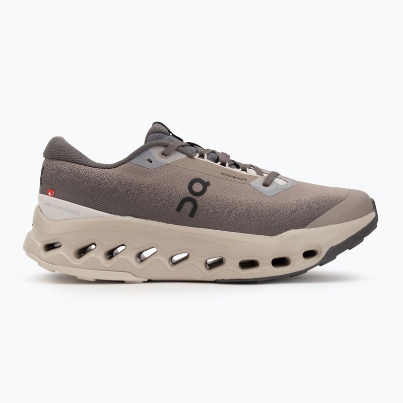 Uomo On Cloudsurfer Trail 2 Scarpe da corsa impermeabili cenerino/deserto 2