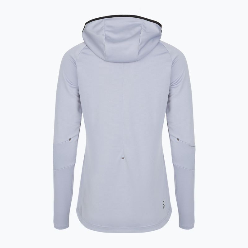 Felpa con cappuccio On Climate Zip Donna lilla 2