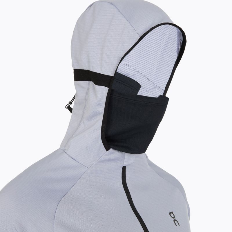 Felpa con cappuccio On Climate Zip Donna lilla 5