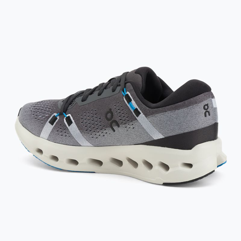 Uomo On Cloudsurfer 2 nero/malibu scarpe da corsa 3
