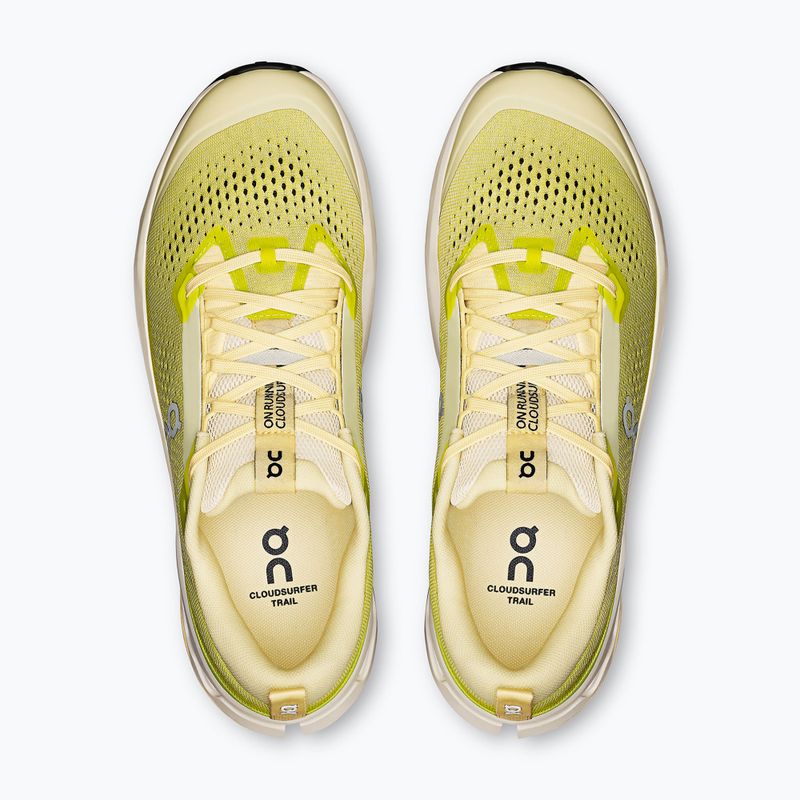 Scarpe da corsa On Cloudsurfer Trail 2 avorio/lime da uomo 13