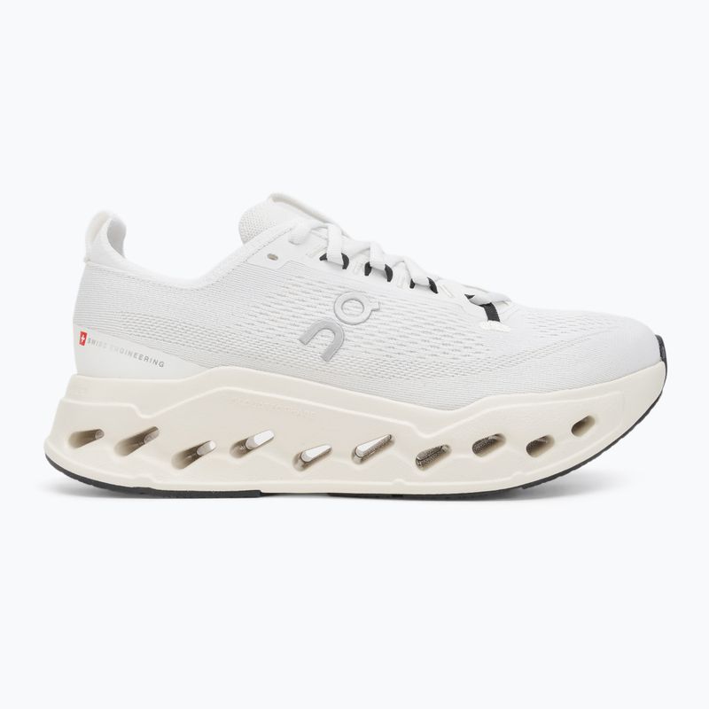 Scarpe da corsa On Cloudsurfer Max Wide bianco/bianco da uomo 2