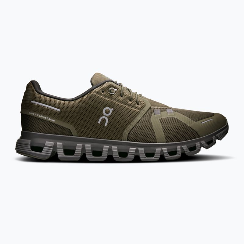 Scarpe On Cloud 6 oliva/eclipse da uomo