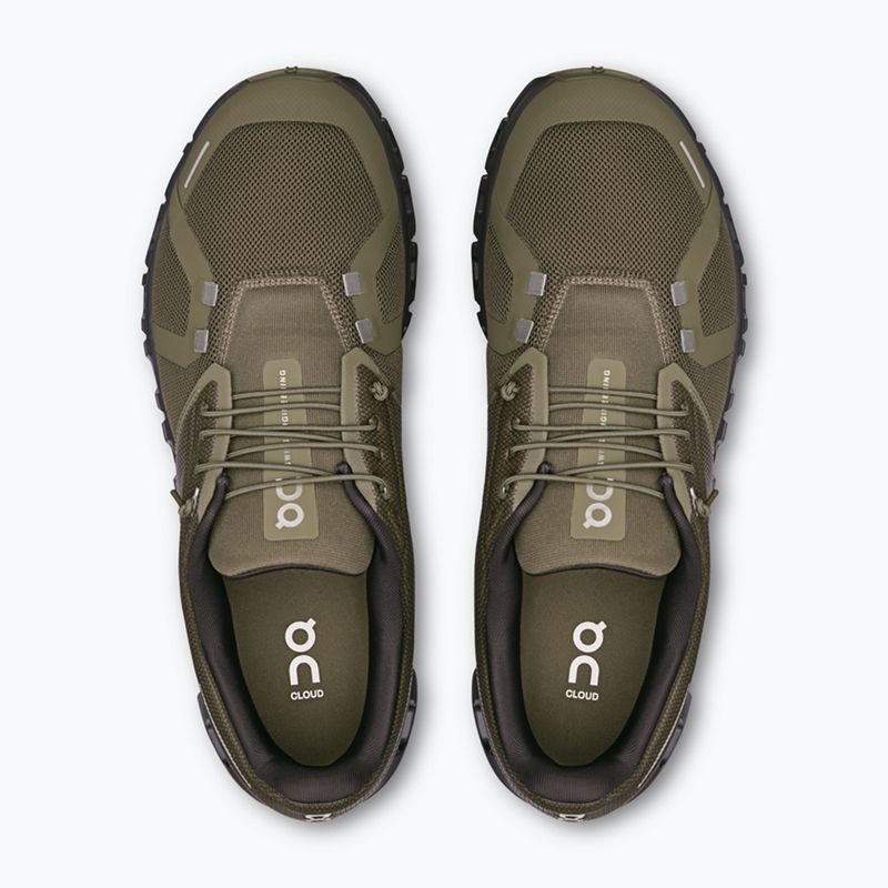 Scarpe On Cloud 6 oliva/eclipse da uomo 5