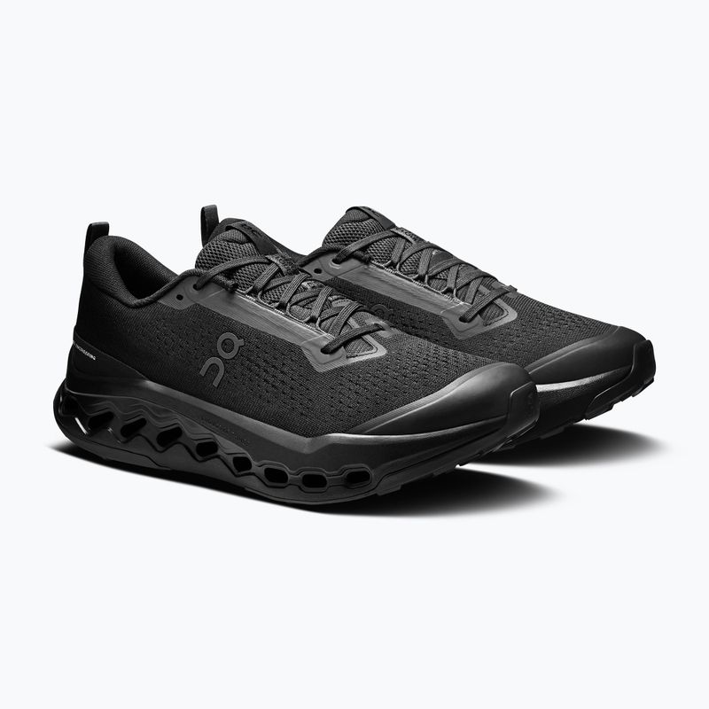 Uomo On Cloudsurfer Trail 2 nero/eclipse scarpe da corsa 10