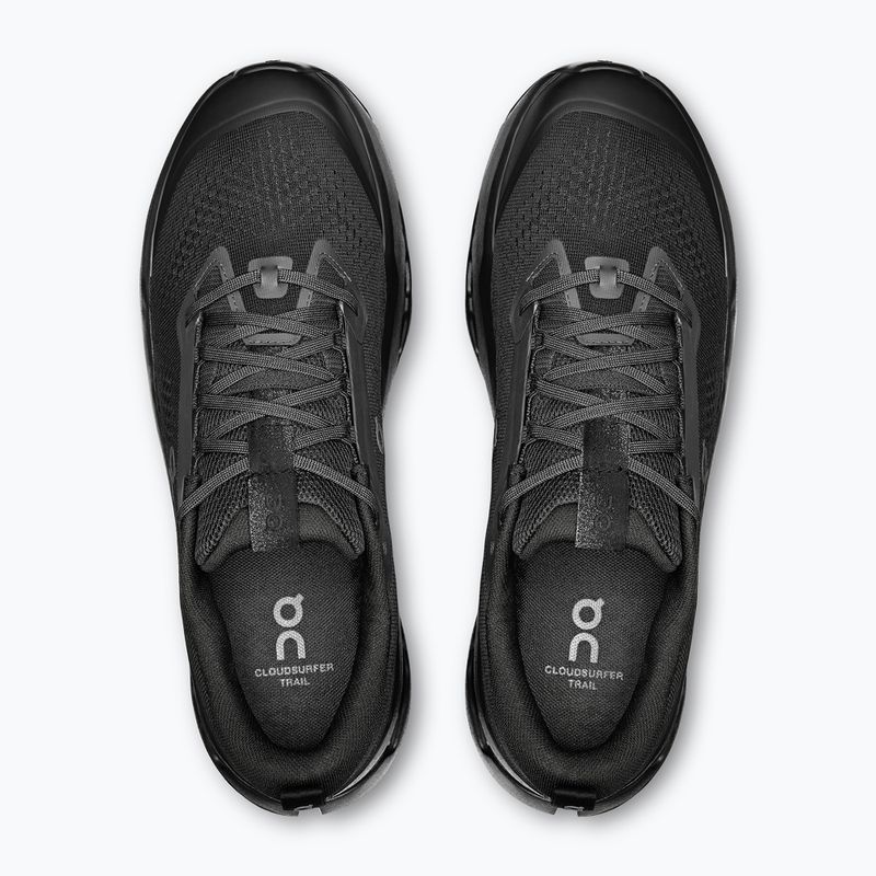 Uomo On Cloudsurfer Trail 2 nero/eclipse scarpe da corsa 13