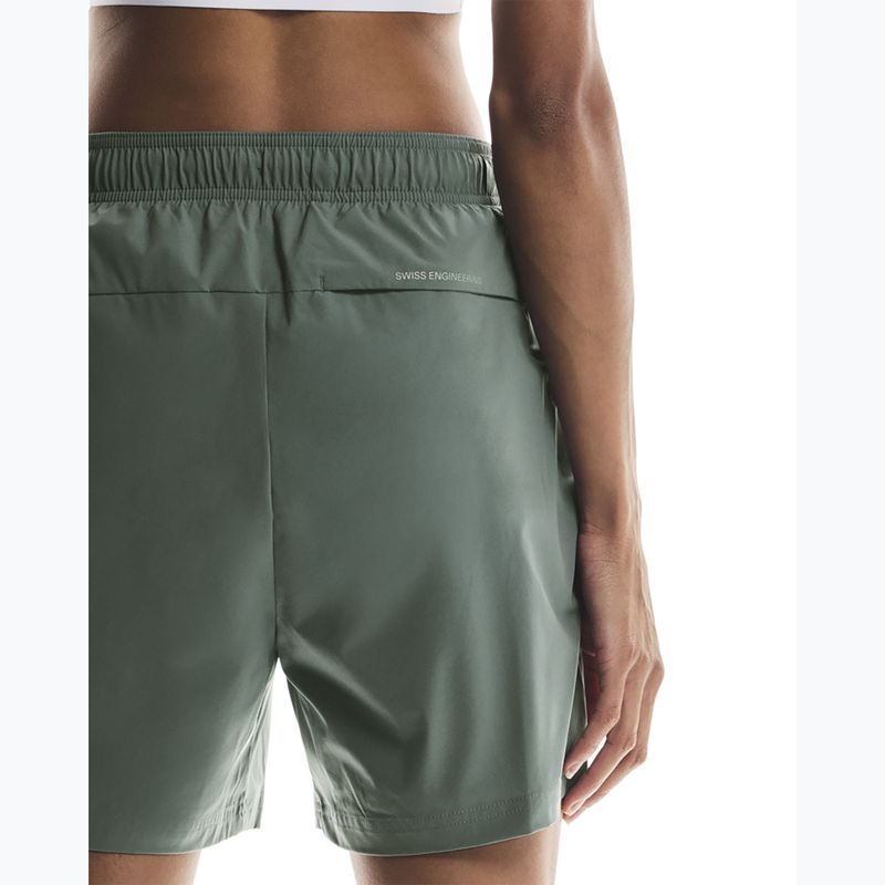 Pantaloncini da corsa donna On 5" Core olive 6