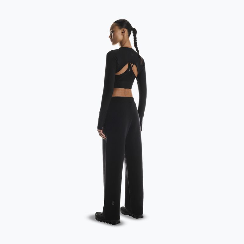 Pantaloni da allenamento da donna On Focus Tech neri 4