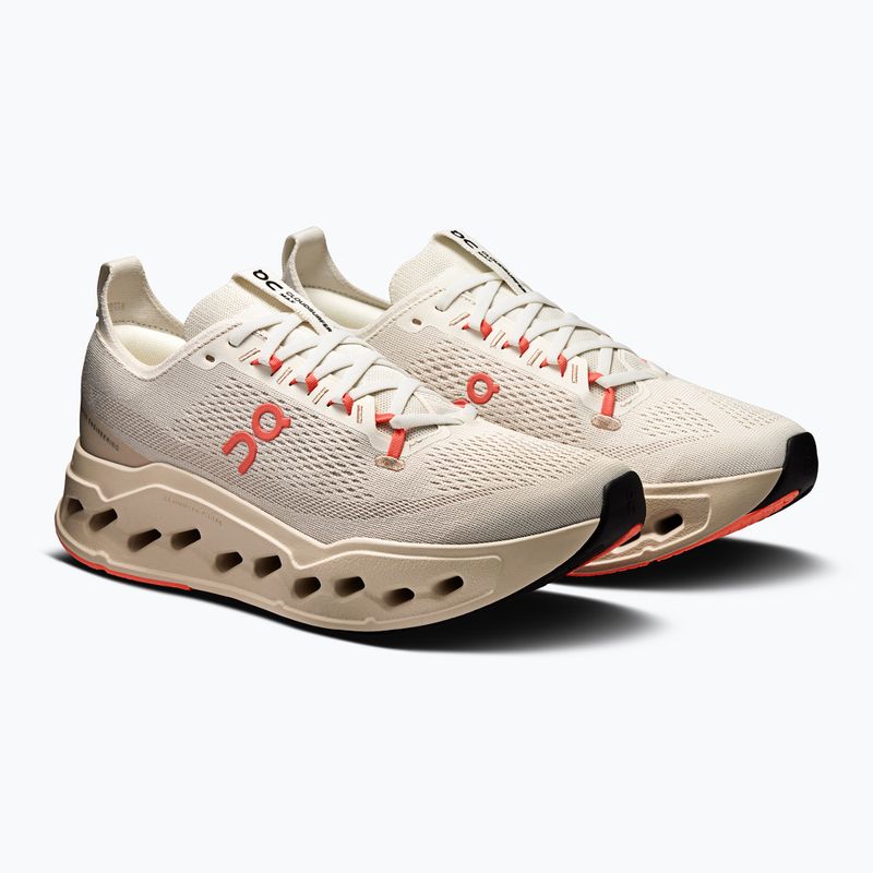 Scarpe da corsa On Cloudsurfer Max uomo avorio/salmone 3