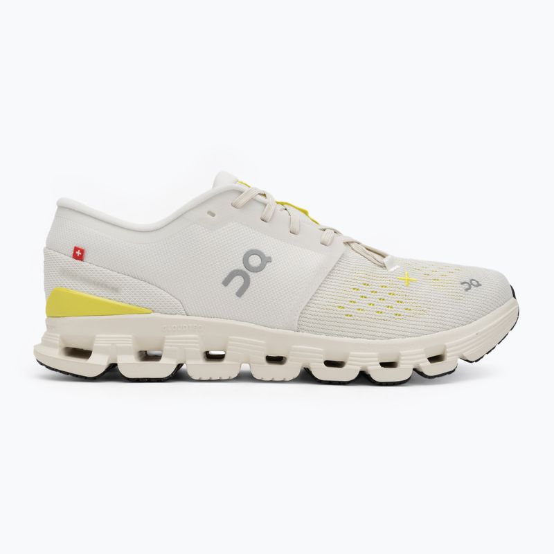 Scarpe da allenamento uomo On Cloud X 4 ivory/lime 2