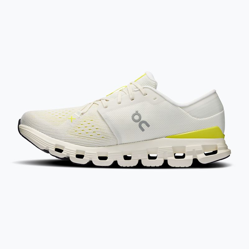 Scarpe da corsa On Cloud X 4 avorio/lime da uomo 2