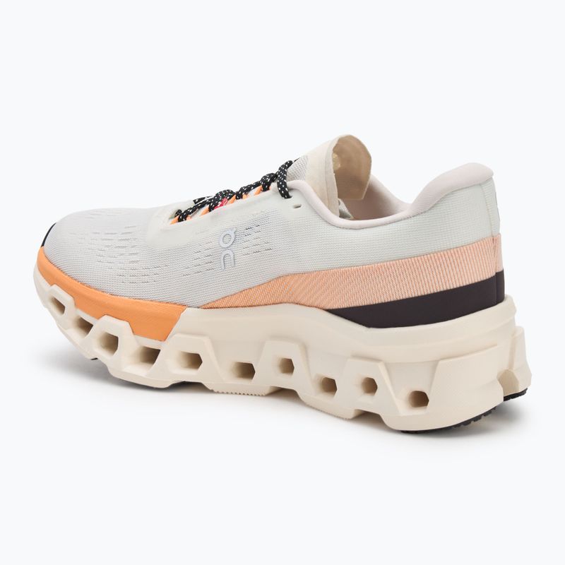 Scarpe da corsa On Cloudmonster 2 da donna, avorio/tangerine 3