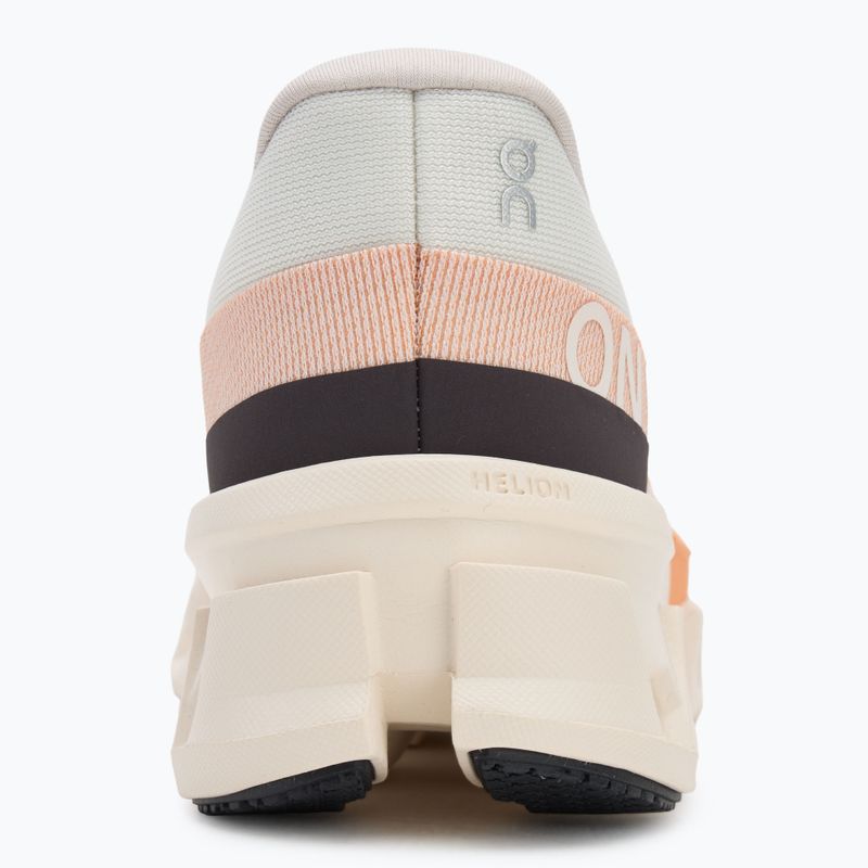 Scarpe da corsa On Cloudmonster 2 da donna, avorio/tangerine 6