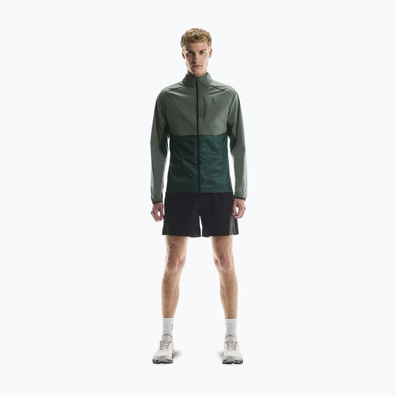 Giacca da corsa da uomo On Weather spirulina/oliva 2