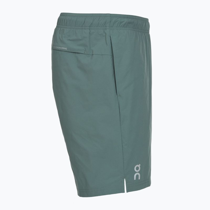 Pantaloncini da running uomo On 7" Core olive 3