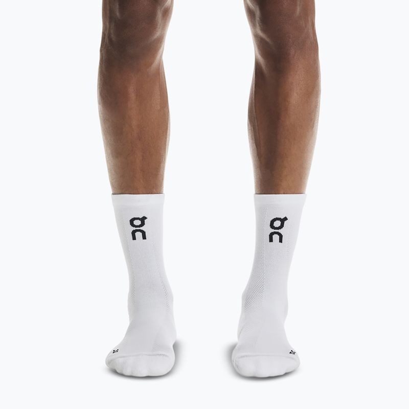 Calzini da corsa On Core Run High 2 paia white 3