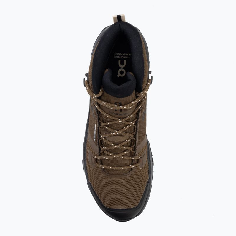 Scarpe da trekking uomo On Cloudrock Mid Waterproof earth/black 5