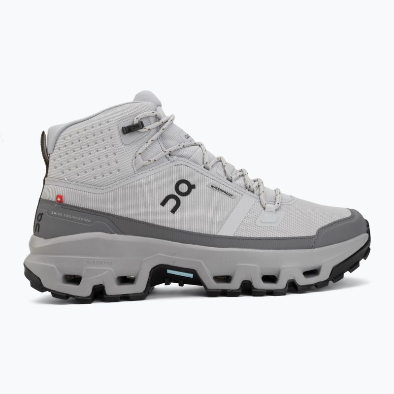 Scarpe da trekking uomo On Cloudrock Mid Waterproof glacier/alloy 2