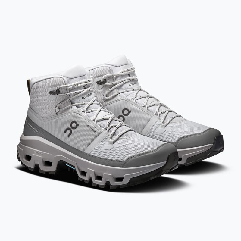 Scarpe da trekking uomo On Cloudrock Mid Waterproof glacier/alloy 2