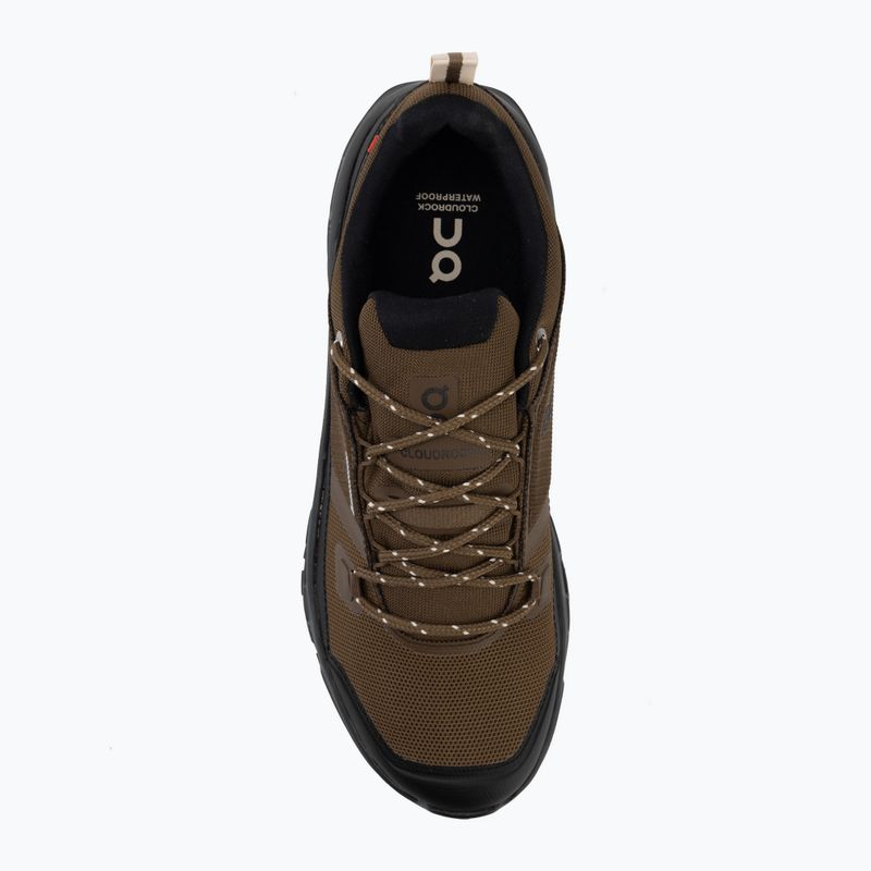 Scarpe da uomo On Cloudrock Low Waterproof earth/black 5