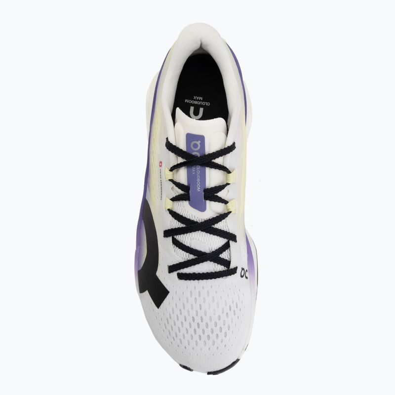Scarpe da running uomo On Cloudboom Max white/juniper 5
